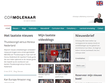 Tablet Screenshot of cormolenaar.nl
